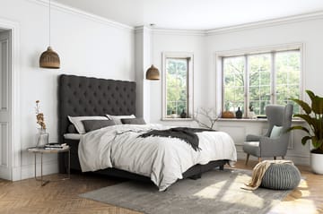 Komplett Sängpaket Boxford Säng med Förvaring 140x200 - Mörkgrå (+Fler val) - Möbler - Säng - Säng med förvaring - Dubbelsäng med förvaring