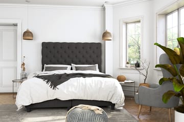 Komplett Sängpaket Boxford Säng med Förvaring 140x200 - Mörkgrå (+Fler val) - Möbler - Säng - Säng med förvaring - Dubbelsäng med förvaring