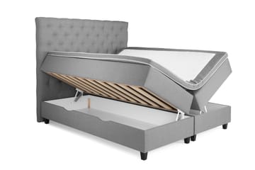 Komplett Sängpaket Boxford Säng med Förvaring 160x200 - Ljusgrå (+Fler val) - Möbler - Säng - Säng med förvaring