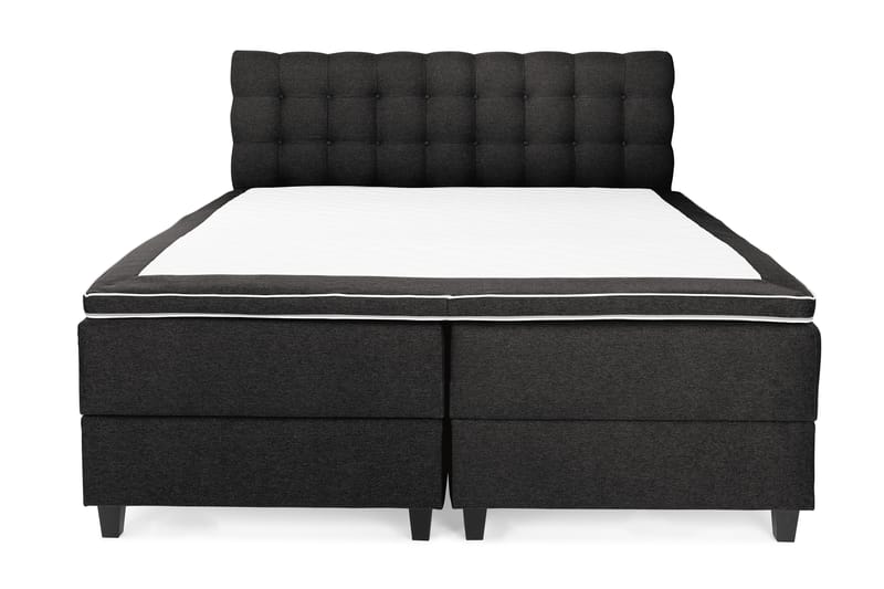 Komplett Sängpaket Boxford Säng med Förvaring 160x200 - Mörkgrå (+Fler val) - Möbler - Säng - Kontinentalsäng