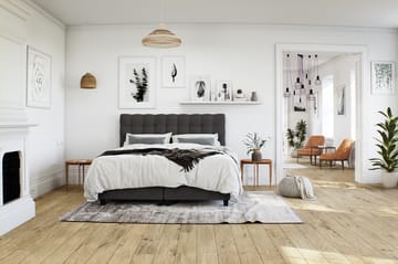 Komplett Sängpaket Boxford Säng med Förvaring 160x200 - Mörkgrå (+Fler val) - Möbler - Säng - Kontinentalsäng