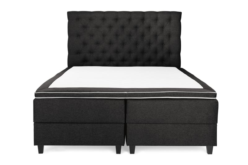 Komplett Sängpaket Boxford Säng med Förvaring 160x200 - Mörkgrå (+Fler val) - Möbler - Säng - Kontinentalsäng