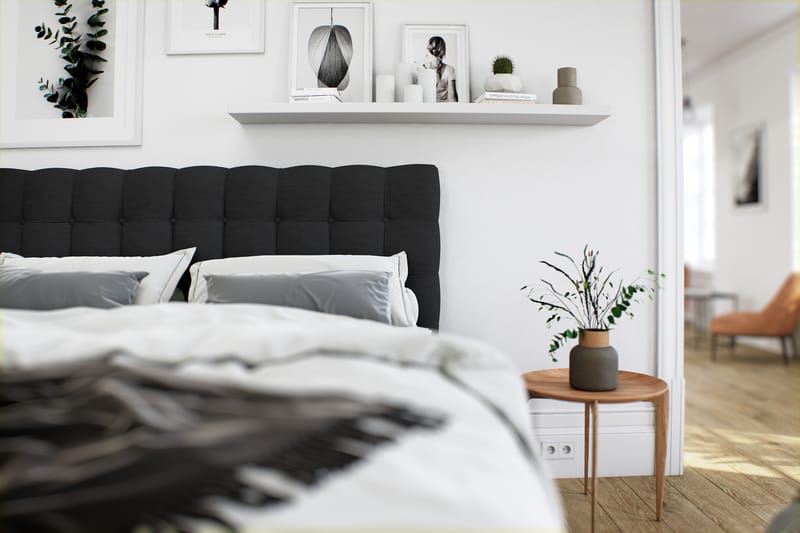Komplett Sängpaket Boxford Säng med Förvaring 160x200 - Svart (+Fler val) - Möbler - Säng - Enkelsäng
