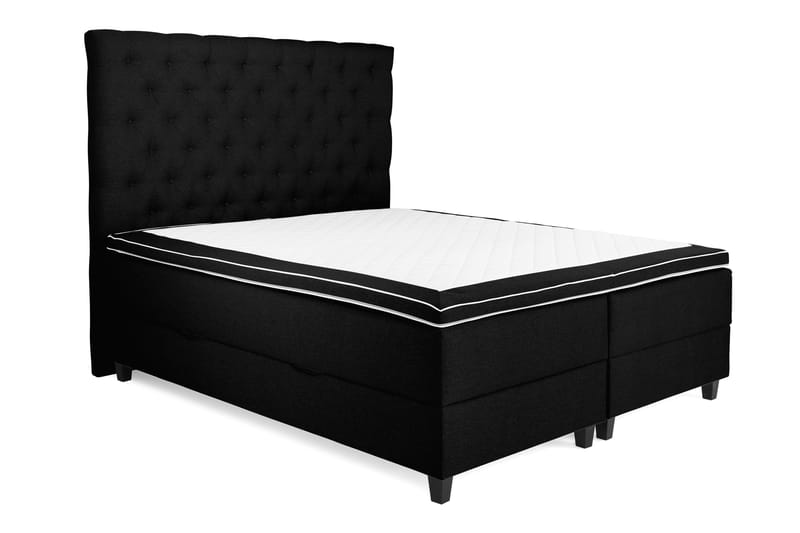 Komplett Sängpaket Boxford Säng med Förvaring 160x200 - Svart (+Fler val) - Möbler - Säng - Säng med förvaring