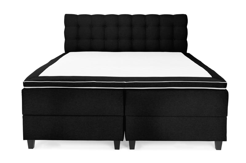 Komplett Sängpaket Boxford Säng med Förvaring 180x200 - Svart (+Fler val) - Kontinentalsäng - Enkelsäng - Komplett sängpaket