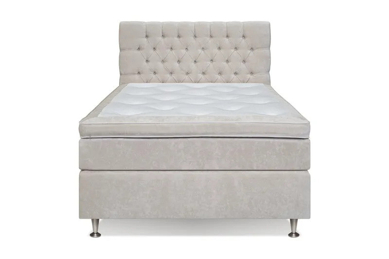 Komplett Sängpaket Celine  120x200 cm, Beige|Sammet