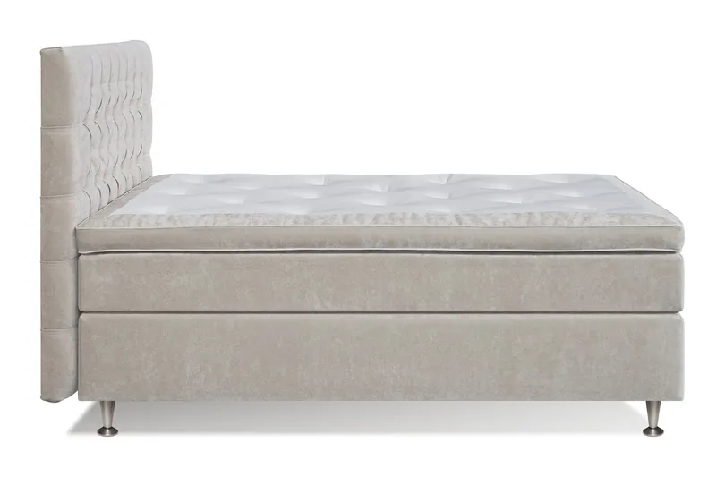 Komplett Sängpaket Celine  120x200 cm - Beige|Sammet - Möbler - Säng - Kontinentalsäng