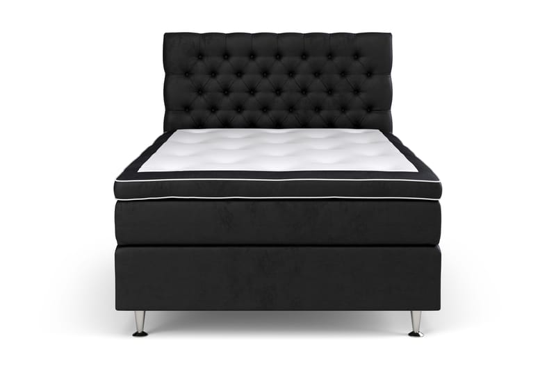 Komplett Sängpaket Celine  120x200 cm, Svart|Sammet