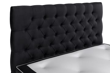 Komplett Sängpaket Celine  120x200 cm - Svart|Sammet - Möbler - Säng - Kontinentalsäng