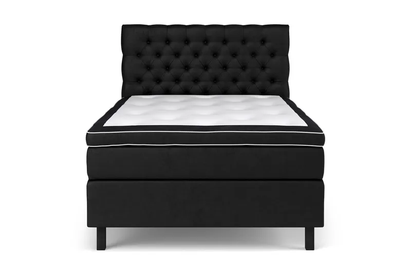 Komplett Sängpaket Celine  140x200 cm, Svart|Sammet