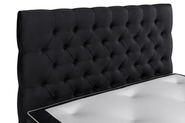Komplett Sängpaket Celine  140x200 cm - Svart|Sammet - Möbler - Säng - Kontinentalsäng