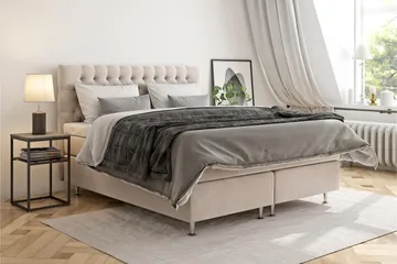 Komplett Sängpaket Celine  180x200 cm - Beige - Möbler - Säng - Kontinentalsäng