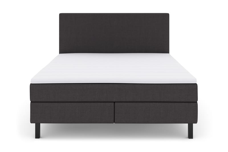 Komplett Sängpaket Choice No 2 160x200 - Mörkgrå|Svart - Kontinentalsäng - Dubbelsäng - Komplett sängpaket