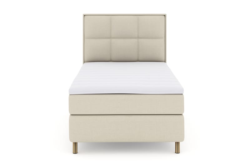 Komplett Sängpaket Choice No 3 120x200 Fast - Beige|Koppar - Möbler - Säng - Kontinentalsäng