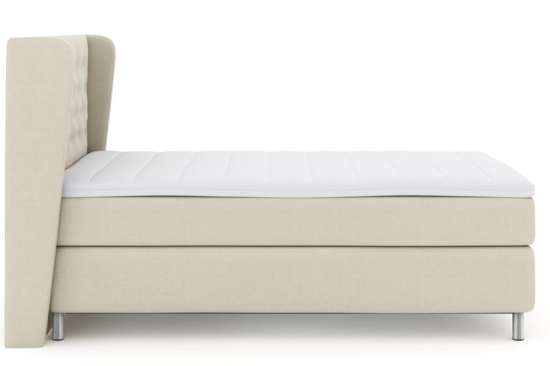 Komplett Sängpaket Choice No 3 120x200 Fast - Beige|Metall - Möbler - Säng - Kontinentalsäng