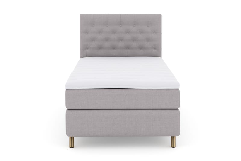 Komplett Sängpaket Choice No 3 120x200 Fast - Ljusgrå|Koppar - Möbler - Säng - Kontinentalsäng