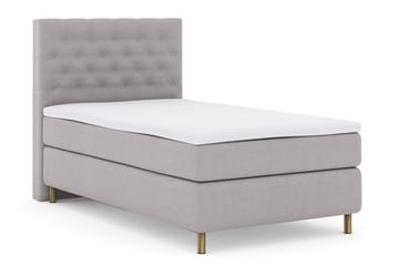 Komplett Sängpaket Choice No 3 120x200 Fast - Ljusgrå|Koppar - Möbler - Säng - Kontinentalsäng