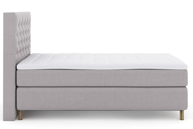 Komplett Sängpaket Choice No 3 120x200 Fast - Ljusgrå|Koppar - Möbler - Säng - Kontinentalsäng