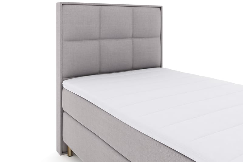 Komplett Sängpaket Choice No 3 120x200 Fast - Ljusgrå|Koppar - Möbler - Säng - Kontinentalsäng