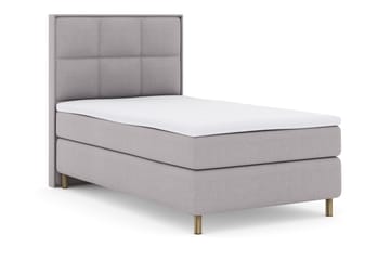 Komplett Sängpaket Choice No 3 120x200 Fast - Ljusgrå|Koppar - Möbler - Säng - Kontinentalsäng