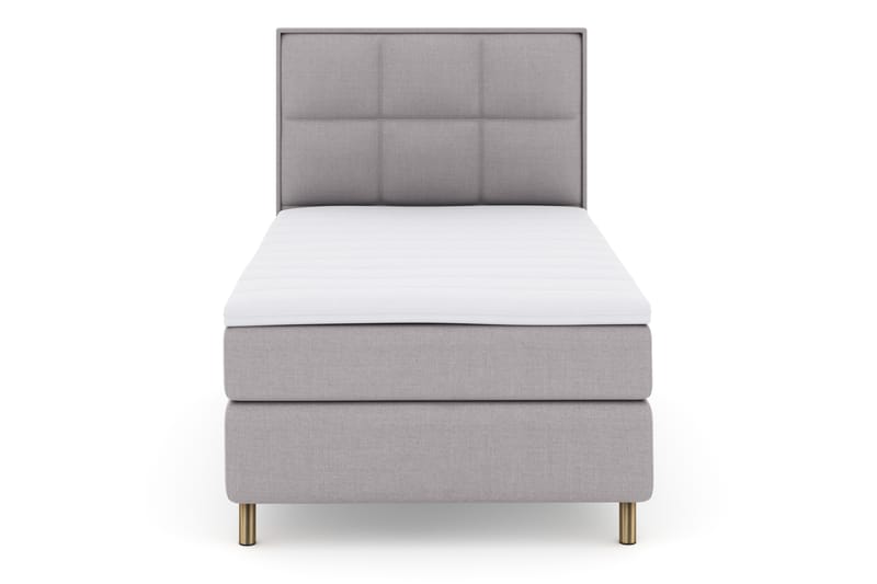 Komplett Sängpaket Choice No 3 120x200 Fast - Ljusgrå|Koppar - Möbler - Säng - Kontinentalsäng