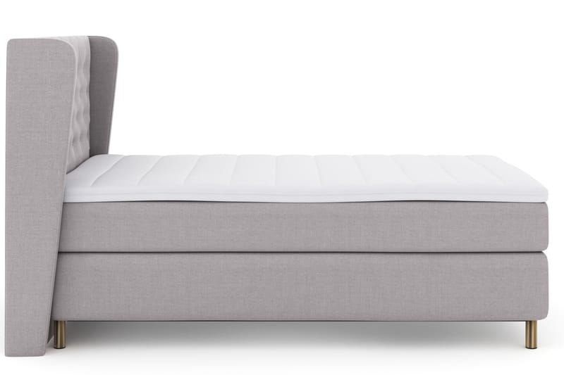 Komplett Sängpaket Choice No 3 120x200 Fast - Ljusgrå|Koppar - Möbler - Säng - Kontinentalsäng