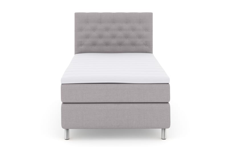 Komplett Sängpaket Choice No 3 120x200 Fast - Ljusgrå|Metall - Möbler - Säng - Kontinentalsäng