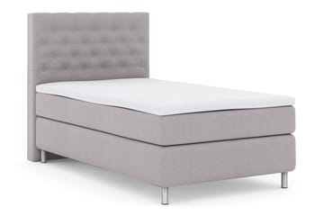 Komplett Sängpaket Choice No 3 120x200 Fast - Ljusgrå|Metall - Möbler - Säng - Kontinentalsäng