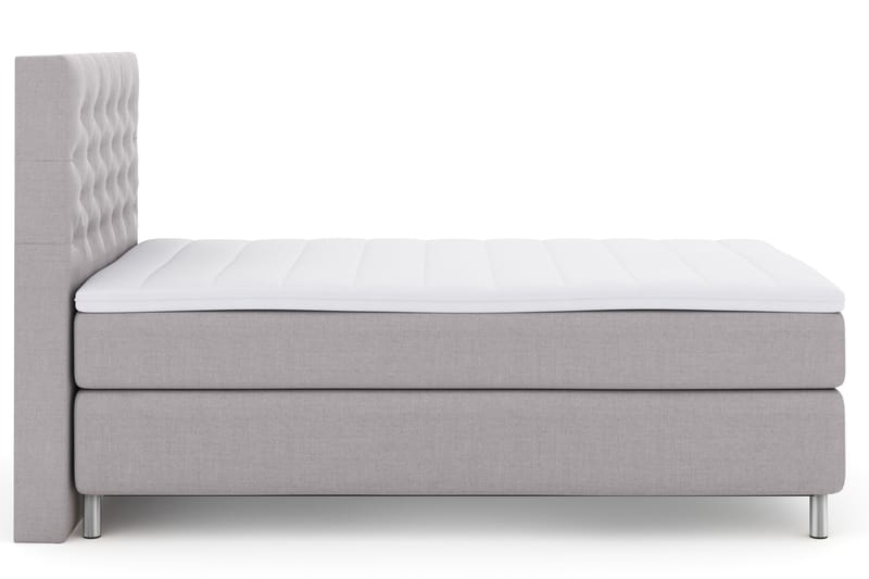 Komplett Sängpaket Choice No 3 120x200 Fast - Ljusgrå|Metall - Möbler - Säng - Kontinentalsäng