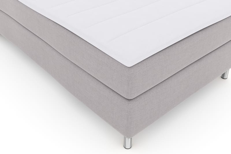 Komplett Sängpaket Choice No 3 120x200 Fast - Ljusgrå|Metall - Kontinentalsäng - Komplett sängpaket