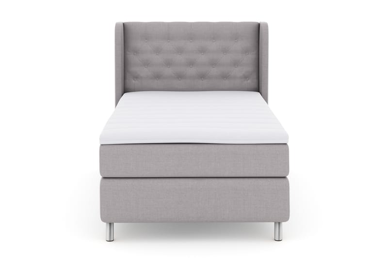 Komplett Sängpaket Choice No 3 120x200 Fast - Ljusgrå|Metall - Möbler - Säng - Kontinentalsäng