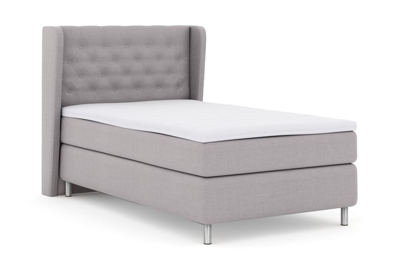 Komplett Sängpaket Choice No 3 120x200 Fast - Ljusgrå|Metall - Möbler - Säng - Kontinentalsäng