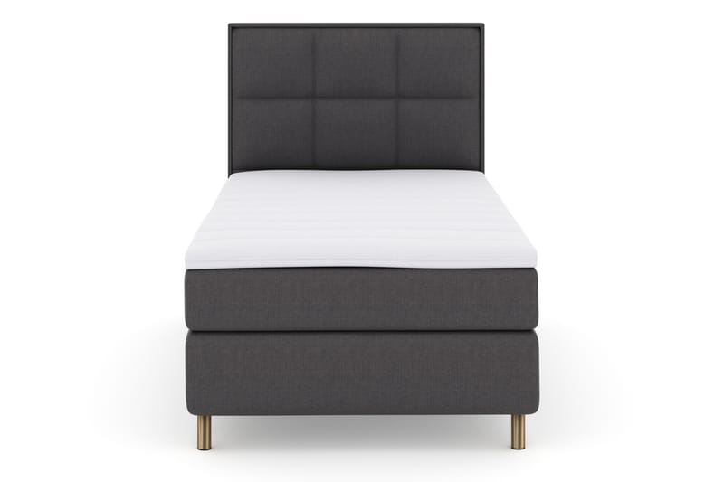 Komplett Sängpaket Choice No 3 120x200 Fast - Mörkgrå|Koppar - Möbler - Säng - Kontinentalsäng