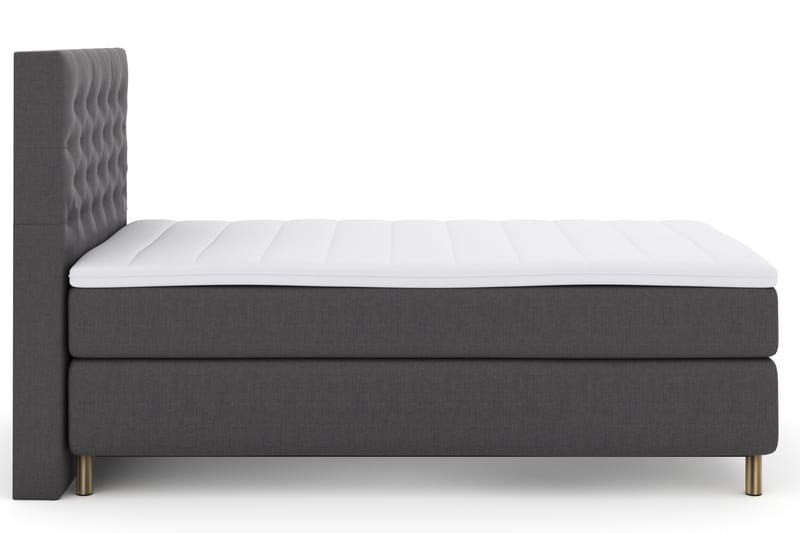 Komplett Sängpaket Choice No 3 120x200 Fast - Mörkgrå|Koppar - Möbler - Säng - Kontinentalsäng