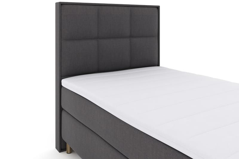 Komplett Sängpaket Choice No 3 120x200 Fast - Mörkgrå|Koppar - Möbler - Säng - Kontinentalsäng