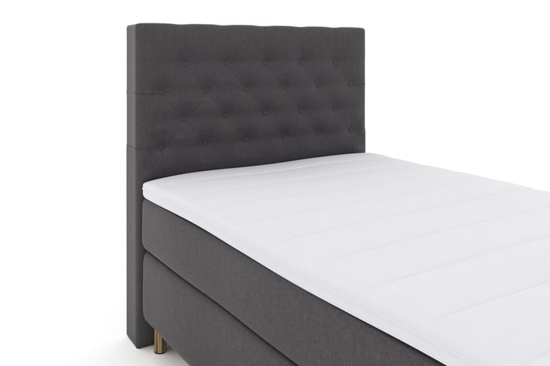 Komplett Sängpaket Choice No 3 120x200 Fast - Mörkgrå|Koppar - Möbler - Säng - Kontinentalsäng