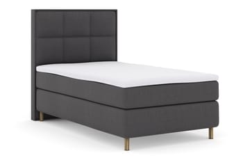 Komplett Sängpaket Choice No 3 120x200 Fast - Mörkgrå|Koppar - Möbler - Säng - Kontinentalsäng