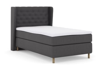 Komplett Sängpaket Choice No 3 120x200 Fast - Mörkgrå|Koppar - Möbler - Säng - Kontinentalsäng