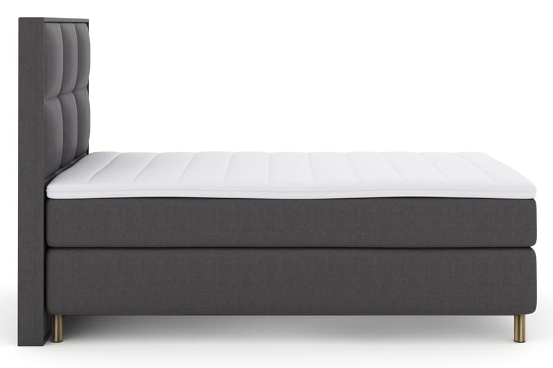 Komplett Sängpaket Choice No 3 120x200 Fast - Mörkgrå|Koppar - Kontinentalsäng - Komplett sängpaket
