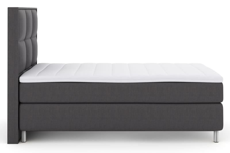 Komplett Sängpaket Choice No 3 120x200 Fast - Mörkgrå|Metall - Möbler - Säng - Kontinentalsäng