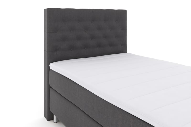 Komplett Sängpaket Choice No 3 120x200 Fast - Mörkgrå|Metall - Möbler - Säng - Kontinentalsäng