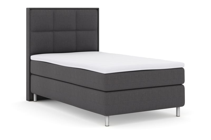 Komplett Sängpaket Choice No 3 120x200 Fast - Mörkgrå|Metall - Möbler - Säng - Kontinentalsäng