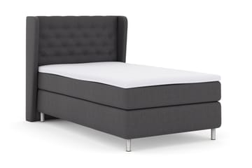 Komplett Sängpaket Choice No 3 120x200 Fast - Mörkgrå|Metall - Möbler - Säng - Kontinentalsäng