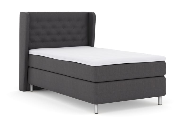 Komplett Sängpaket Choice No 3 120x200 Fast - Mörkgrå|Metall - Möbler - Säng - Kontinentalsäng