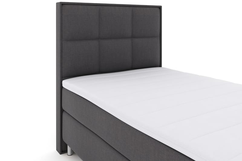 Komplett Sängpaket Choice No 3 120x200 Fast - Mörkgrå|Metall - Kontinentalsäng - Komplett sängpaket