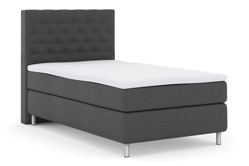Komplett Sängpaket Choice No 3 120x200 Fast - Mörkgrå|Metall - Möbler - Säng - Kontinentalsäng