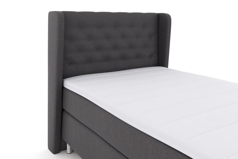 Komplett Sängpaket Choice No 3 120x200 Fast - Mörkgrå|Metall - Möbler - Säng - Kontinentalsäng