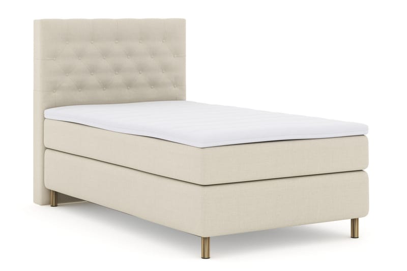 Komplett Sängpaket Choice No 3 120x200 Medium - Beige|Koppar - Kontinentalsäng - Komplett sängpaket