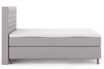 Komplett Sängpaket Choice No 3 120x200 Medium - Ljusgrå|Koppar - Möbler - Säng - Kontinentalsäng