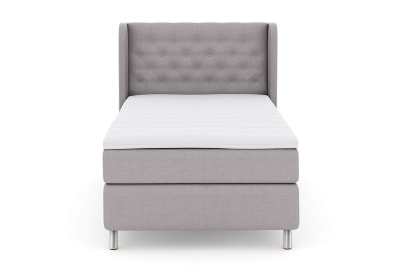 Komplett Sängpaket Choice No 3 120x200 Medium - Ljusgrå|Metall - Möbler - Säng - Kontinentalsäng